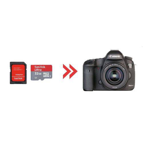 Cartão de Memória 32gb Ultra para Canon 5d Mark Iii