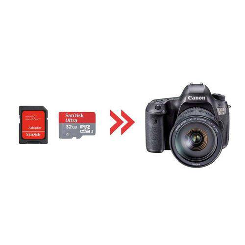 Cartão de Memória 32gb Ultra para Canon 5ds