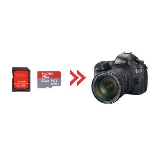 Cartão de Memória 32gb Ultra para Canon 5dsr