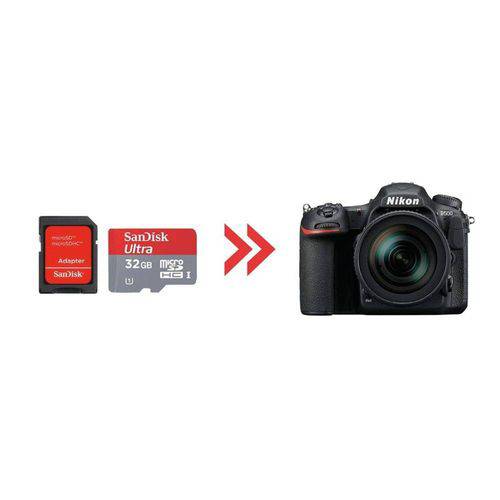 Cartão de Memória 32gb Ultra para Nikon D500