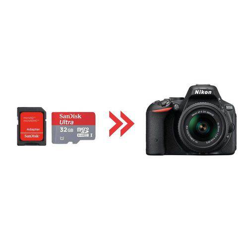 Cartão de Memória 32gb Ultra para Nikon D5500