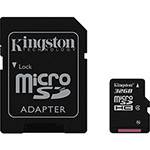 Cartão de Memória Kingston 32GB MicroSDHC com Adaptador SD (classe 4)