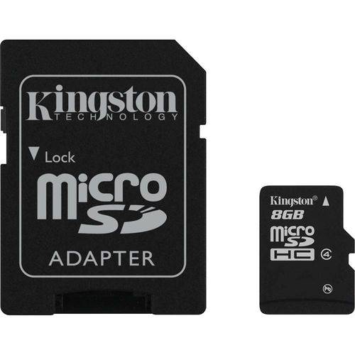 Cartão de Memória Kingston M.SD 2x1 8GB HB1 45mbs
