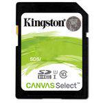 Cartão de Memória Kingston SD Canvas Select Classe 10 U1 HD 80MB/s – SDS