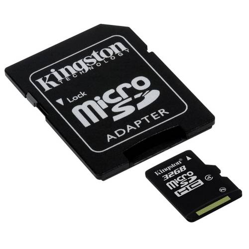 Cartão de Memória Kingston Sdc4/32gb Microsdhc de 32gb Classe 4 Adaptador Sd
