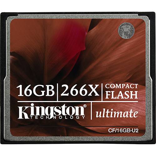 Cartão de Memória Kingston Ultimate CompactFlash 16GB 266x