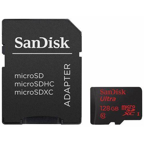 Cartão de Memória Micro Sd 128GB SanDisk Ultra 48MB/s + Adaptador