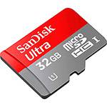 Cartão de Memória Micro SD 32GB 80mb/s Ultra com Adaptador SD - Sandisk