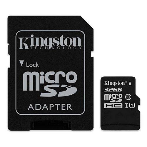Cartão de Memória Micro Sd Kingston Sdcs de 32gb Msdhc-i - Preto