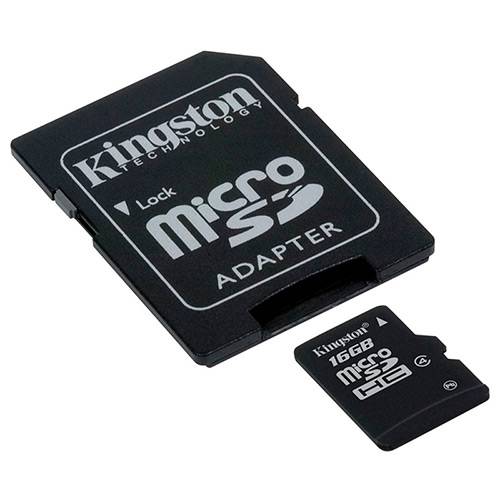 Cartão de Memória Micro SDHC 16GB com Adaptador - Sandisk