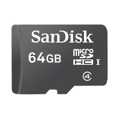 Cartão de Memória MicroSDHC 64gb C4 + Adaptador Sandisk