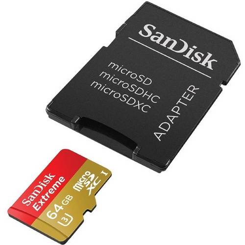 Cartão de Memória - Microsdxc - 64gb - Sandisk Extreme - Sdsdqxn-064g-G46a