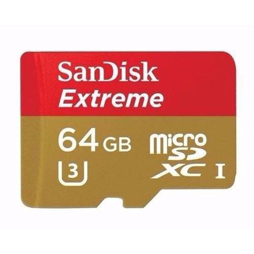 Cartão de Memória - Sandisk Extreme - 64gb - 100 Mb/s - U3