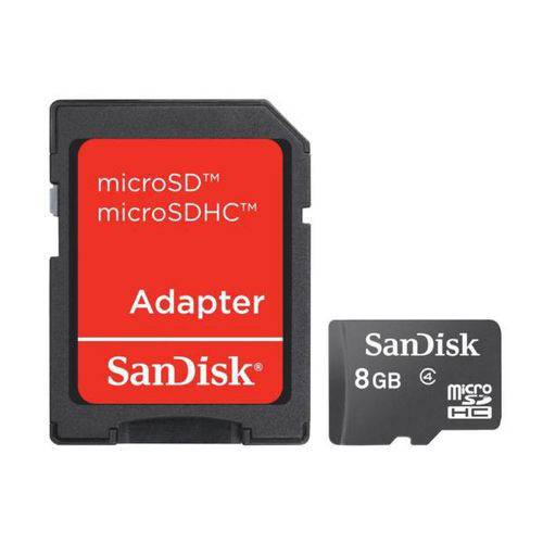 Cartão de Memória Sandisk Micro Sdhc 8gb