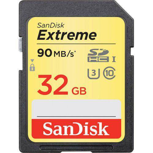 Cartão de Memoria Sandisk SD Extreme 32GB SDSDXVE-032G-GNCIN