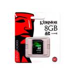 Cartão de Memória SD Vídeo 8GB Class 10 SD10V/8GB - Kingston