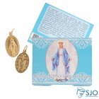 Cartão de Nossa Senhora das Graças com Medalha Milagrosa | SJO Artigos Religiosos