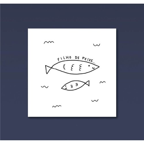 Cartão de Presente Dia dos Pais - Filho de Peixe