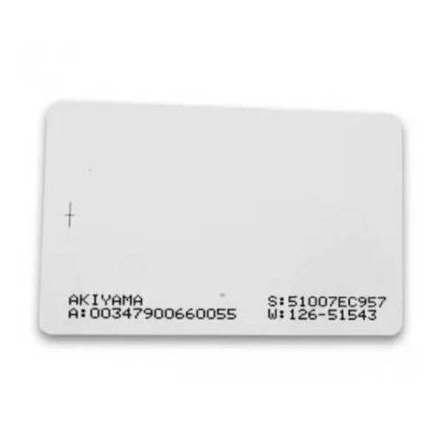 Cartão de Proximidade PVC Iso Rfid 125Khz - Branco - 1Un