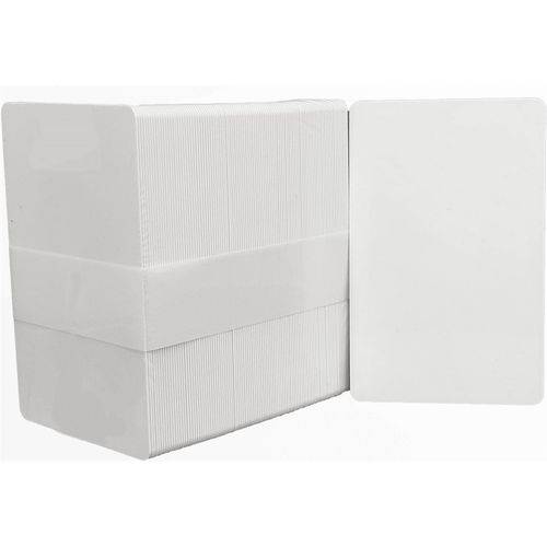 Cartão em Pvc Branco - 200 Unidades (8,6cm X 5,5cm) - Espessura: 0,76mm