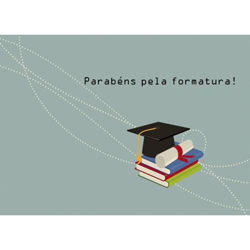 Cartão Fina Ideia Essencial Chapéu Formatura