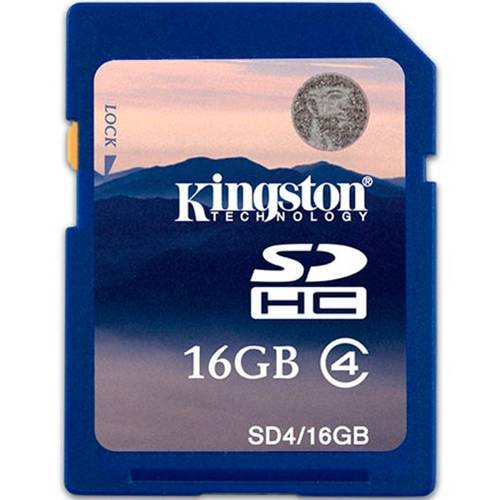 Cartão Memória Sd4 Secure Digital 16gb 22242-6 Kingston