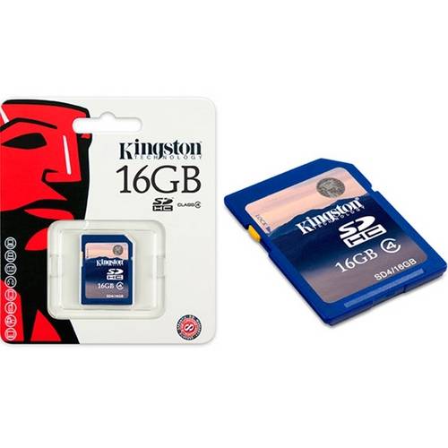 Cartão Memória Sd4 Secure Digital 16gb 22242-6 Kingston