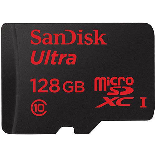 Cartão Micro Sd Sandisk Ultra 128gb 80mb/S 533x