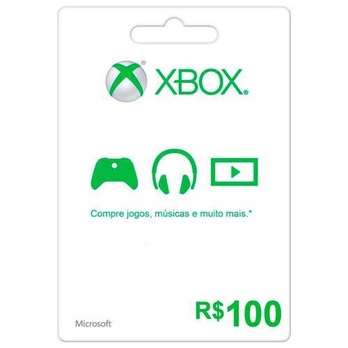 Cartão-Presente Xbox Live de R100 (Digital)