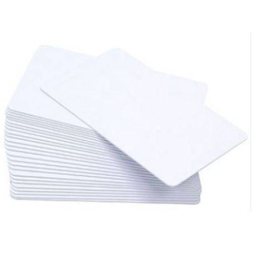 Cartão PVC Branco LIso 76mm - Sem Resina