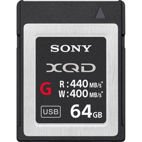 Cartão Sony XQD de 64GB 400mb/s Série G
