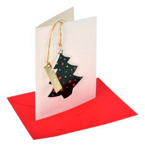 Cartão Teca Sazonal - Pingente Natal - Árvore