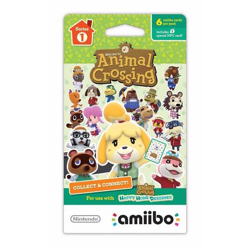 Cartas Amiibo Animal Crossing Cards 6-Pack Series 1 - Wii U / New 3ds