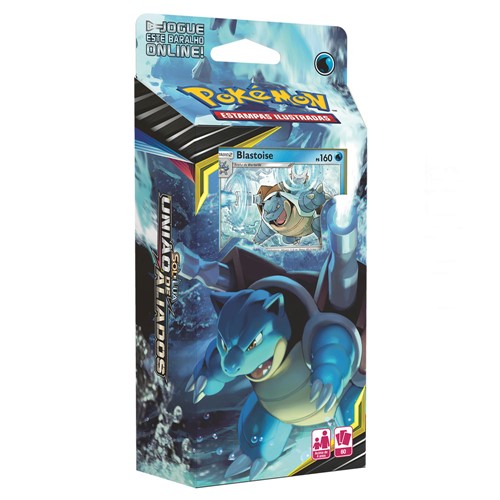 Cartas - Pokemon Sol e Lua 9 Deck - Uniao de Aliados - Blastoise