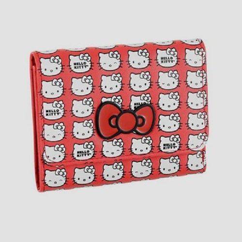 Carteira Hello Kitty Bez - Branco/vermelho Kkbz12202