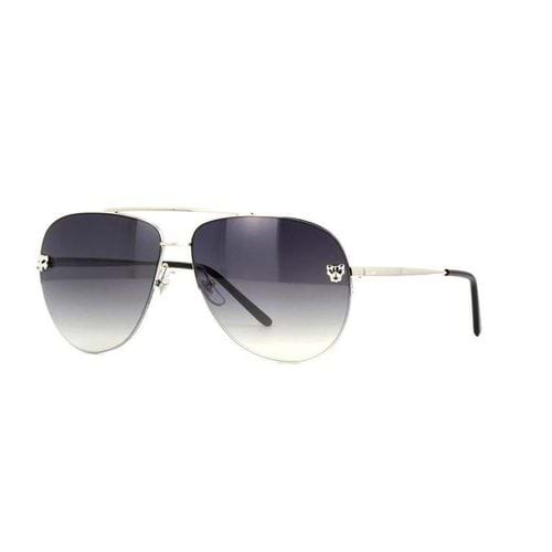 Cartier ESW00124 PANTHER WILD WHITE - Oculos de Sol