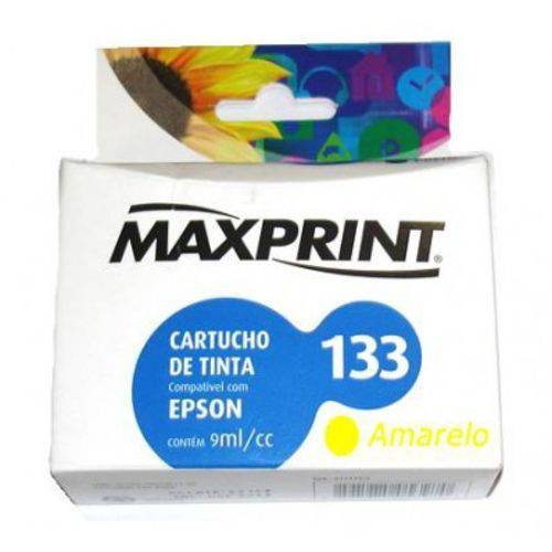 Cartucho 133 Amarelo Comp Epson T133420 611114-8 Maxprint