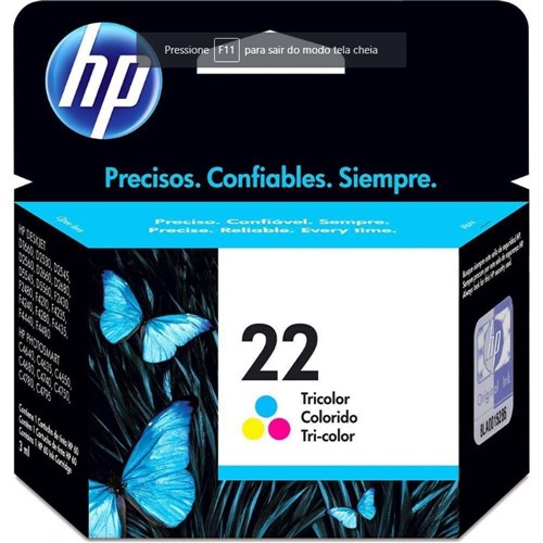 Cartucho Colorido 22 9352-A-HP