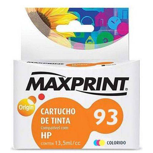 Cartucho Compatível Hp 93 Colorido C9361wl Maxprint