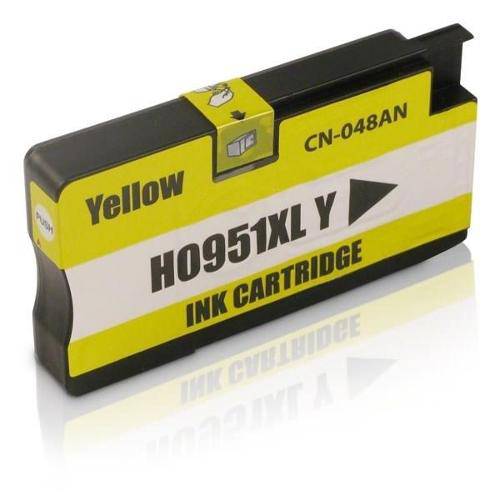 Cartucho Compatível Hp 951 Cn052al Yellow, Impressora 8600 8100 8610 8620 8600 Plus 276dw 251dw