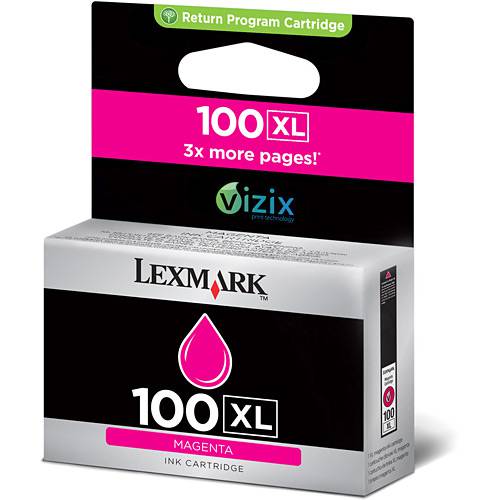 Cartucho de Tinta 100XL Magenta - Lexmark