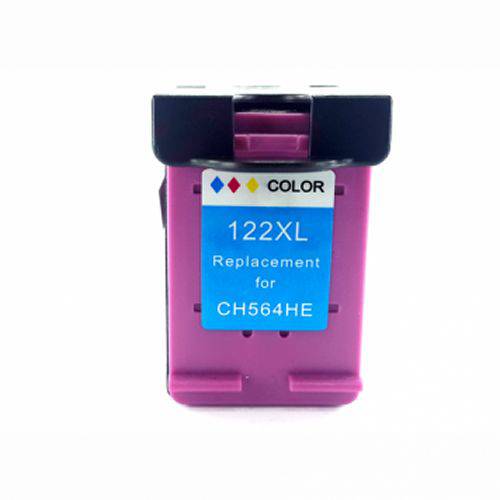 Cartucho de Tinta 122xl Colorido - Compatível com Impressoras HP Deskjet 1000, 2000, 2050, 3050