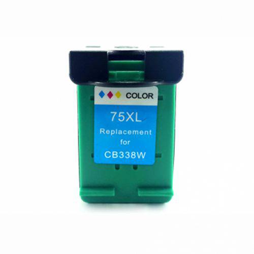 Cartucho de Tinta 75xl Colorido - Compatível com Impressoras HP CB338WB C4480 C4280