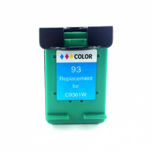 Cartucho de Tinta 93 Colorido - Compatível com Impressoras HP C9361WB D4100 C3100 C3140