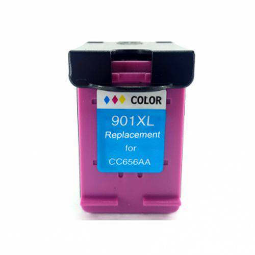 Cartucho de Tinta 901xl Colorido - Compatível com Impressoras HP Officejet J4580 J4680 J4660 J4500