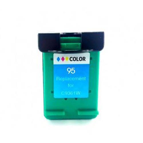 Cartucho de Tinta 95 Colorido - Compatível com HP DeskJet 460wf Mobile Printer, 460wbt, 9800, e Outras.