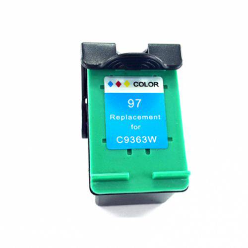 Cartucho de Tinta 97 Colorido - Compatível com Impressoras HP