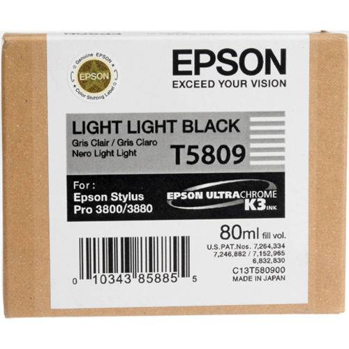 Cartucho de Tinta Epson T5809 Light Light Black