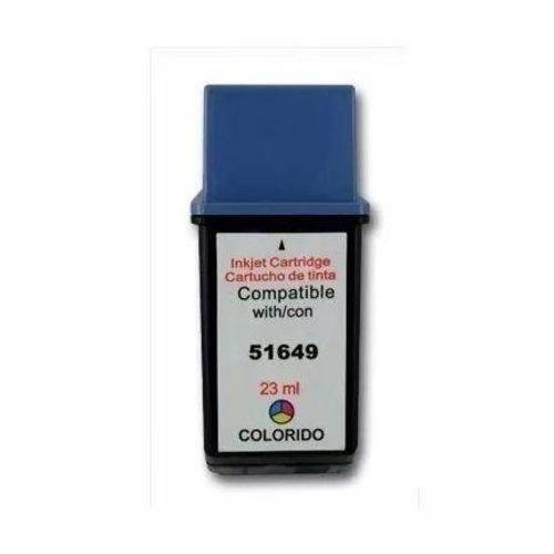 Cartucho de Tinta HP 49 - 51649AL - Colorido - Mecsupri