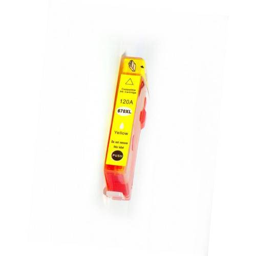 Cartucho de Tinta Hp 670xl Compatível - Amarelo